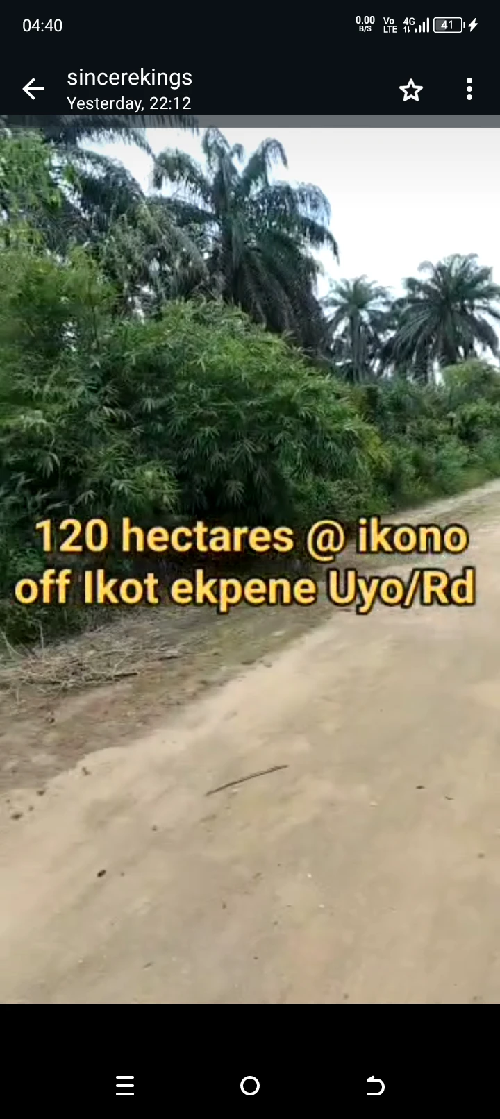 Land for Sale in Off Ikot ekpene / Uyo road, Akwa Ibom - Image 2