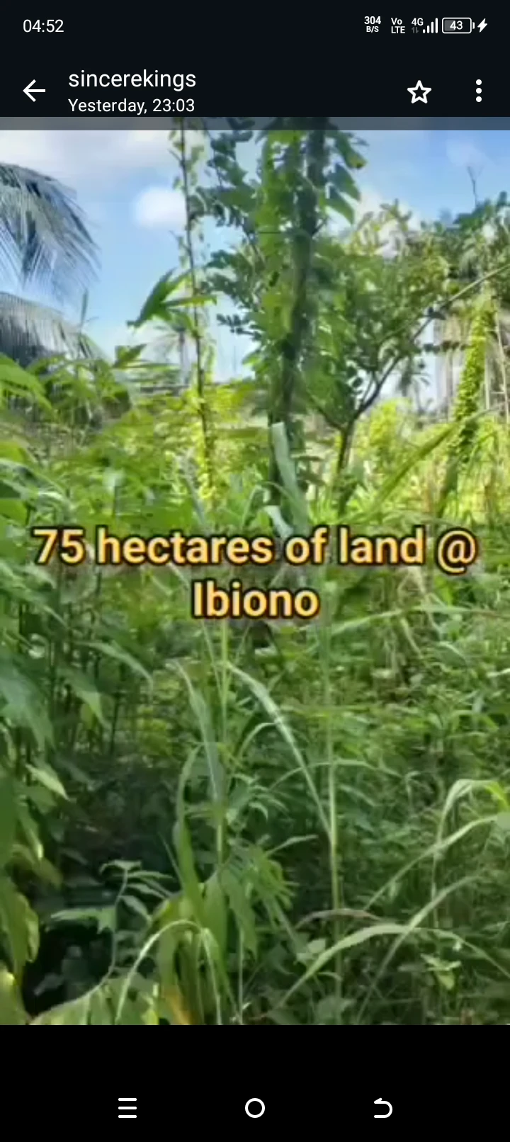 Land for Sale in Ibiono, Akwa Ibom - Image 1