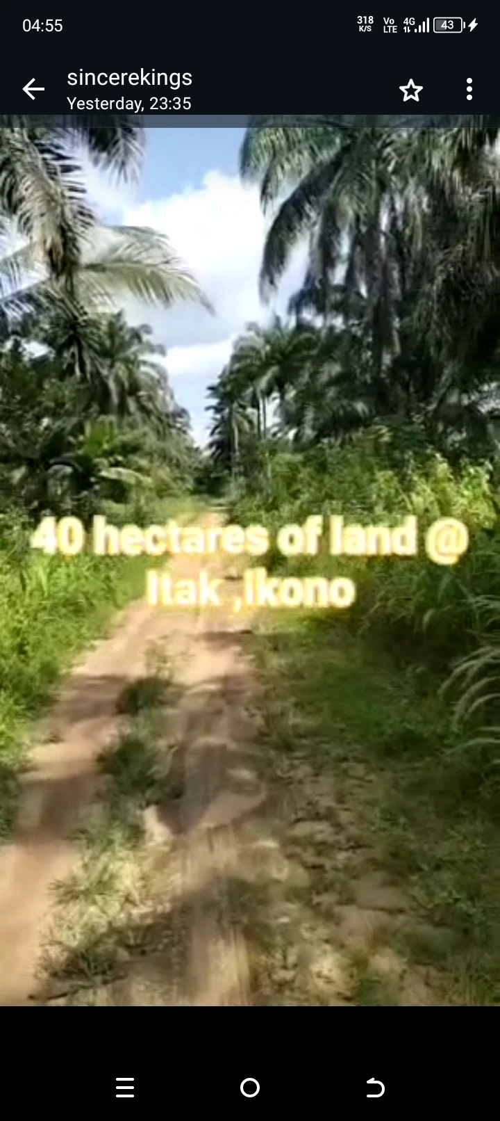 Land for Sale in Itak,ikono, Akwa Ibom - Image 1