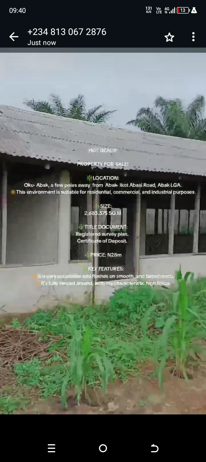 Land for Sale in Oku abak, Akwa Ibom - Image 1