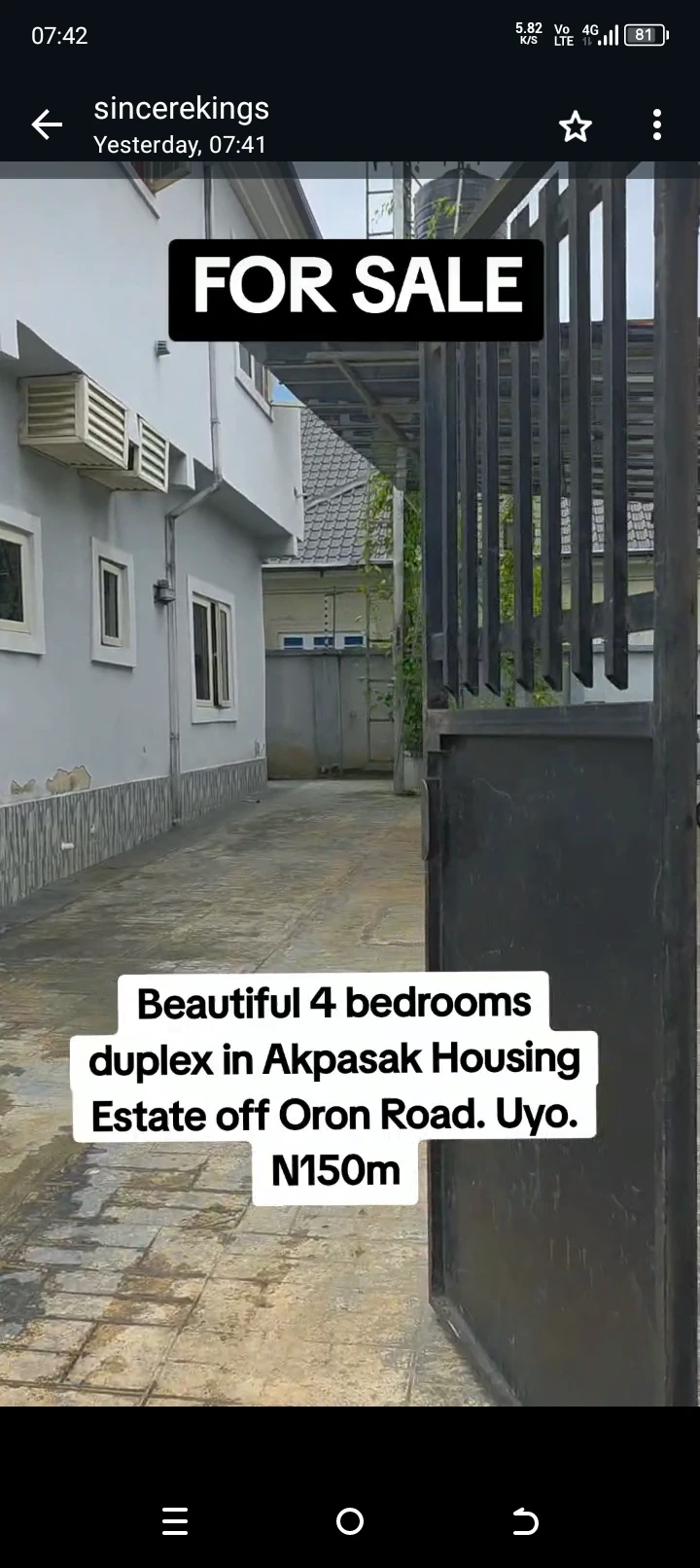 Duplex for Sale in Akpasak estate off oron road, Akwa Ibom - Image 3