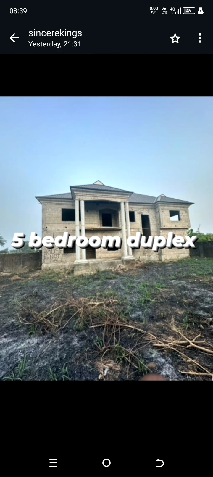 Uncompleted Building for Sale in Off stadium road, Akwa Ibom - Image 1