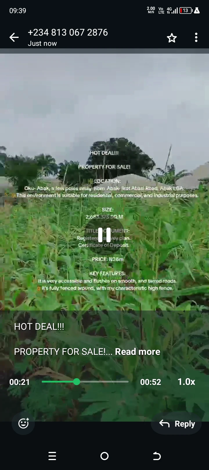 Land for Sale in Oku abak, Akwa Ibom cover picture
