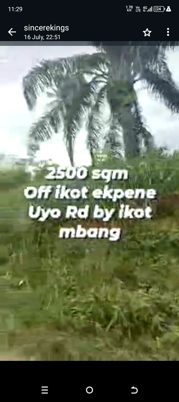 Land for Sale in Ikot ekpene by Uyo Express road, Akwa Ibom cover picture