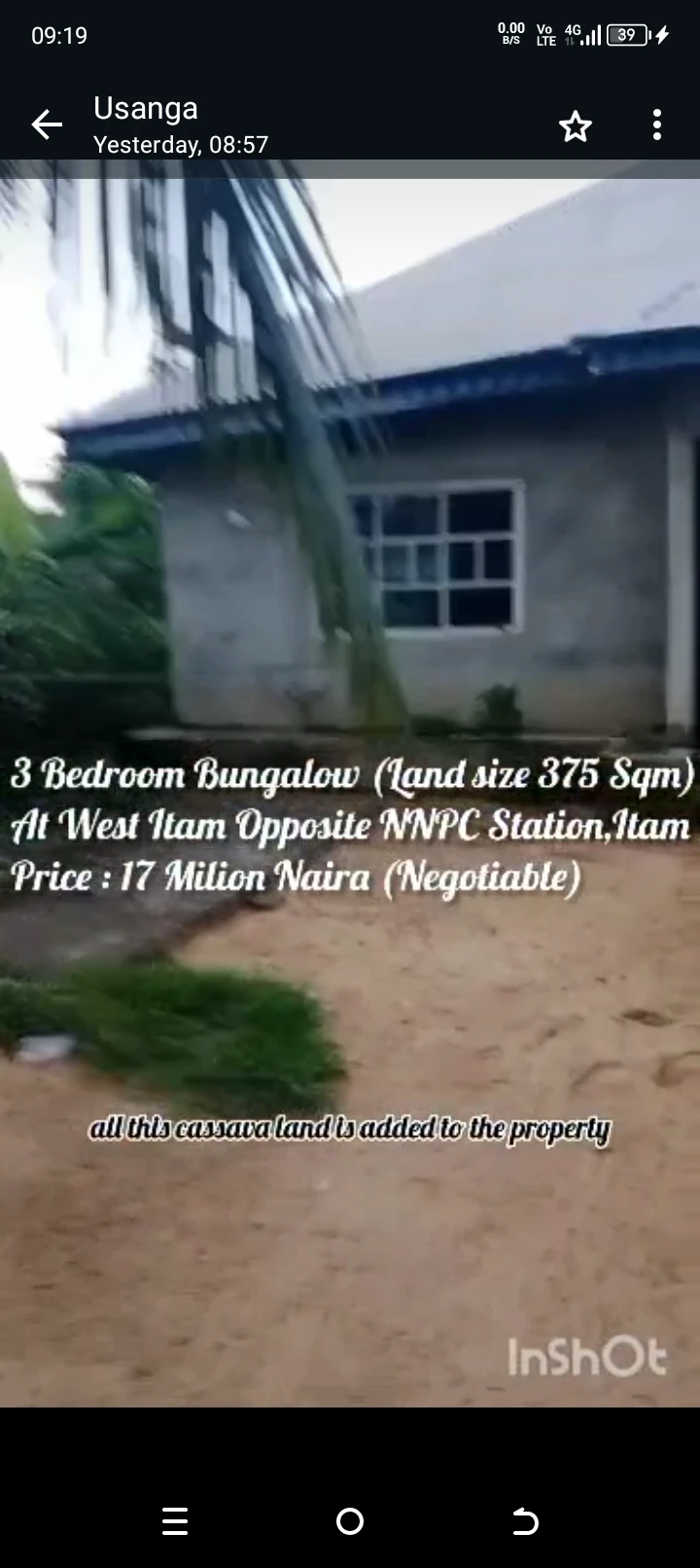 Bungalow for Sale in West itam ,off ikot ekpene road, Akwa Ibom cover picture