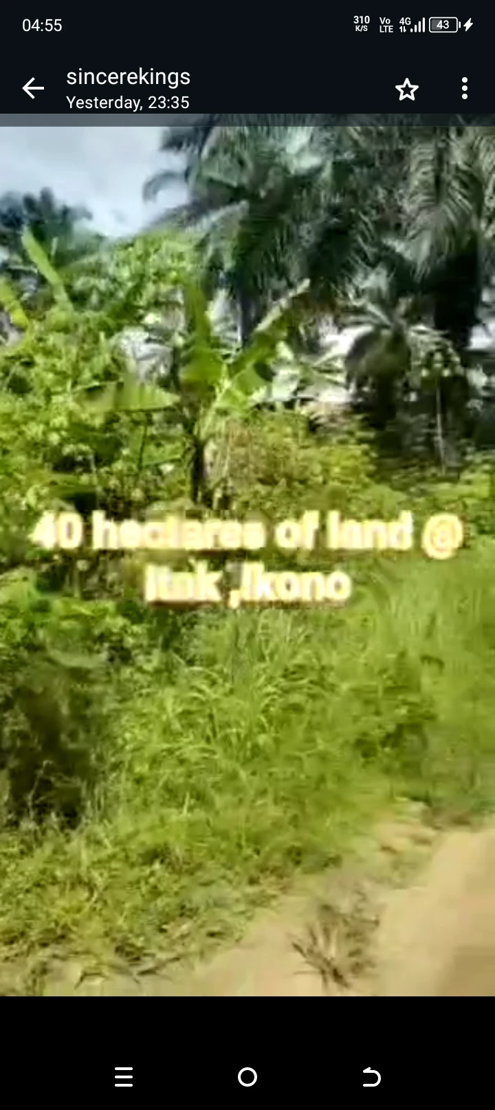 Land for Sale in Itak,ikono, Akwa Ibom cover picture