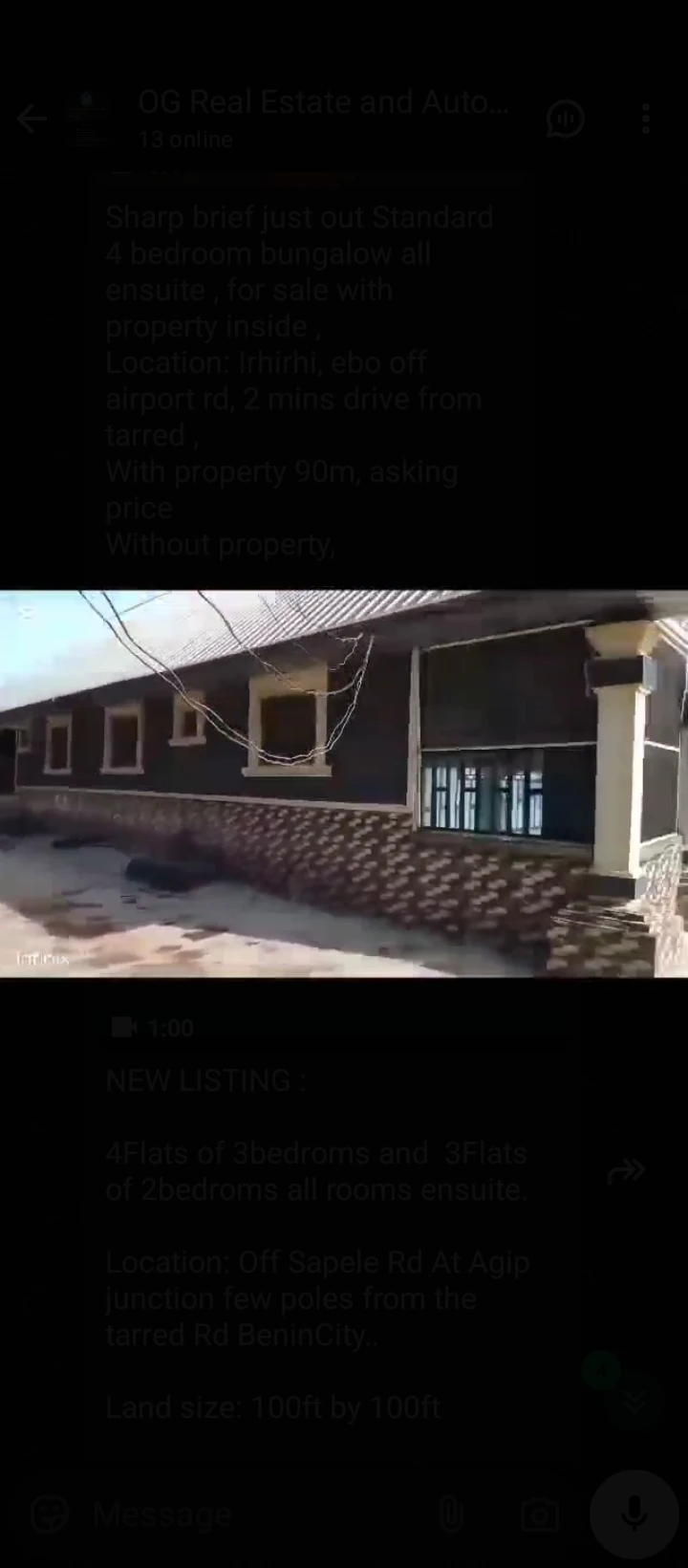 3 Bedroom Flat for Sale in Agip sapale road, Edo - Image 3