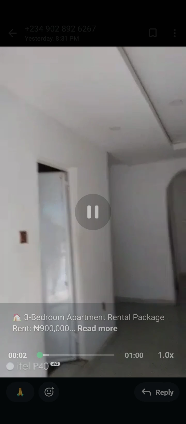 3 Bedroom Flat for Rent in Ugbor Central GRA by mtn mask, Edo