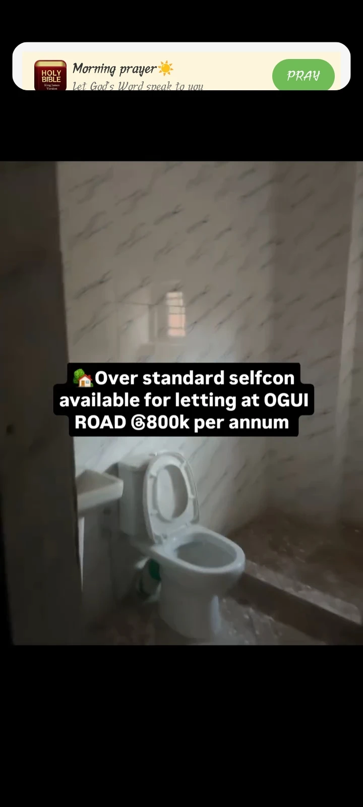 SelfContain for Rent in Ogui road, Enugu - Image 1