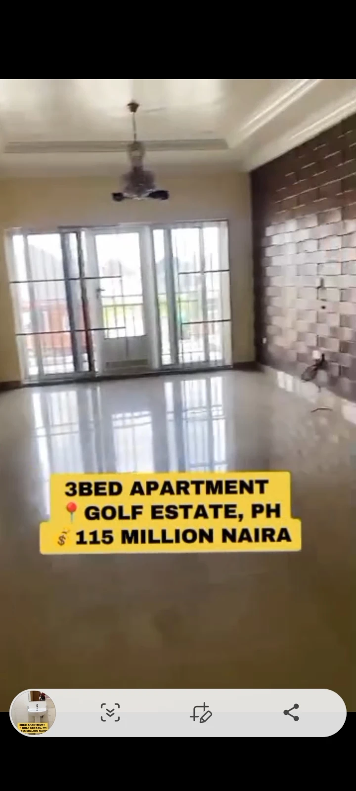 3 Bedroom Flat for Sale in GOLF ESTATE, Rivers - Image 1