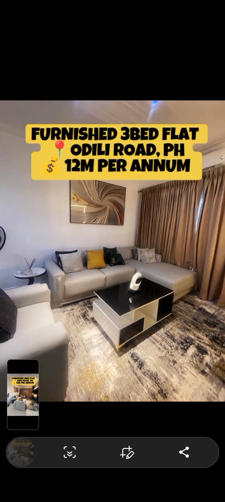 3 Bedroom Flat for Rent in ODILI, Rivers - Image 3