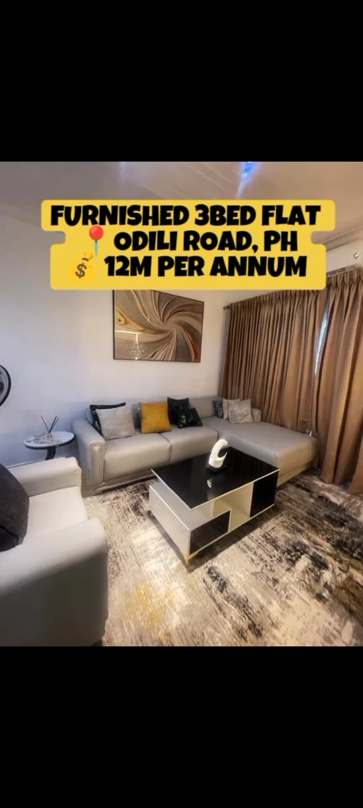 3 Bedroom Flat for Rent in PETER ODILI, Rivers - Image 2