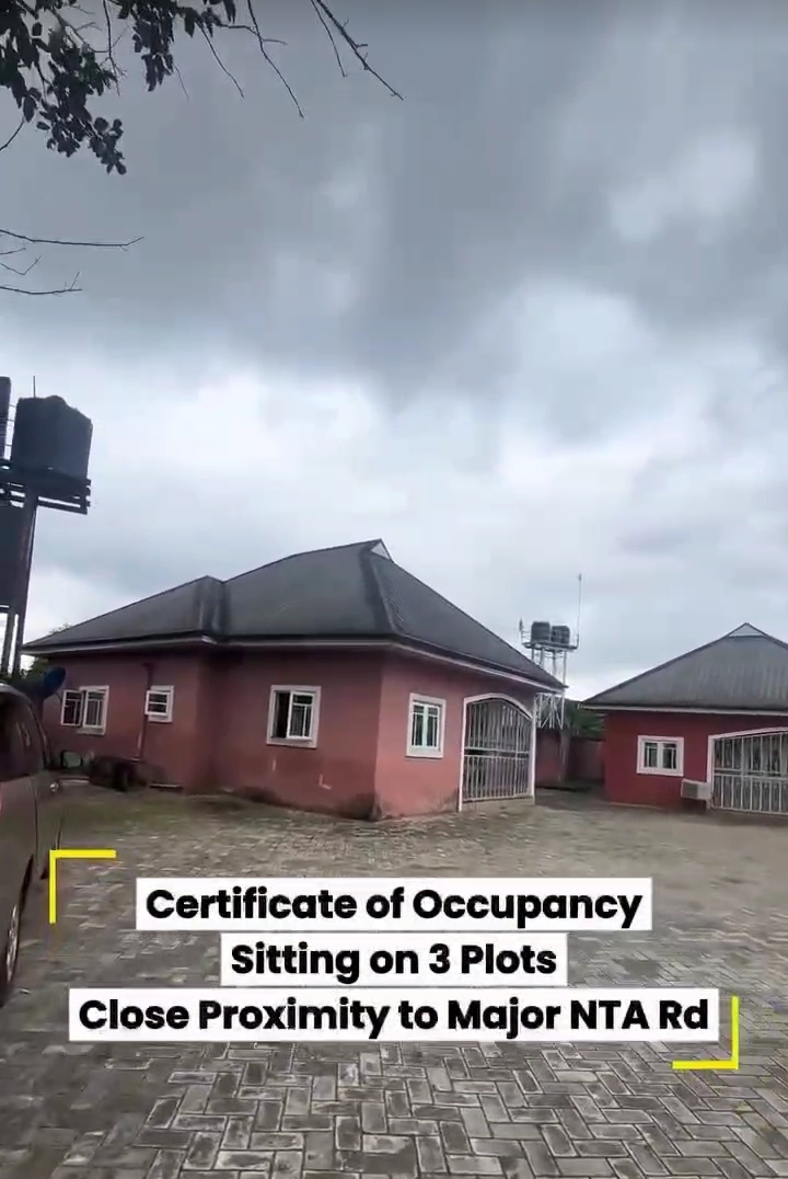Bungalow for Sale in RUMUOKWUTA, Rivers - Image 1