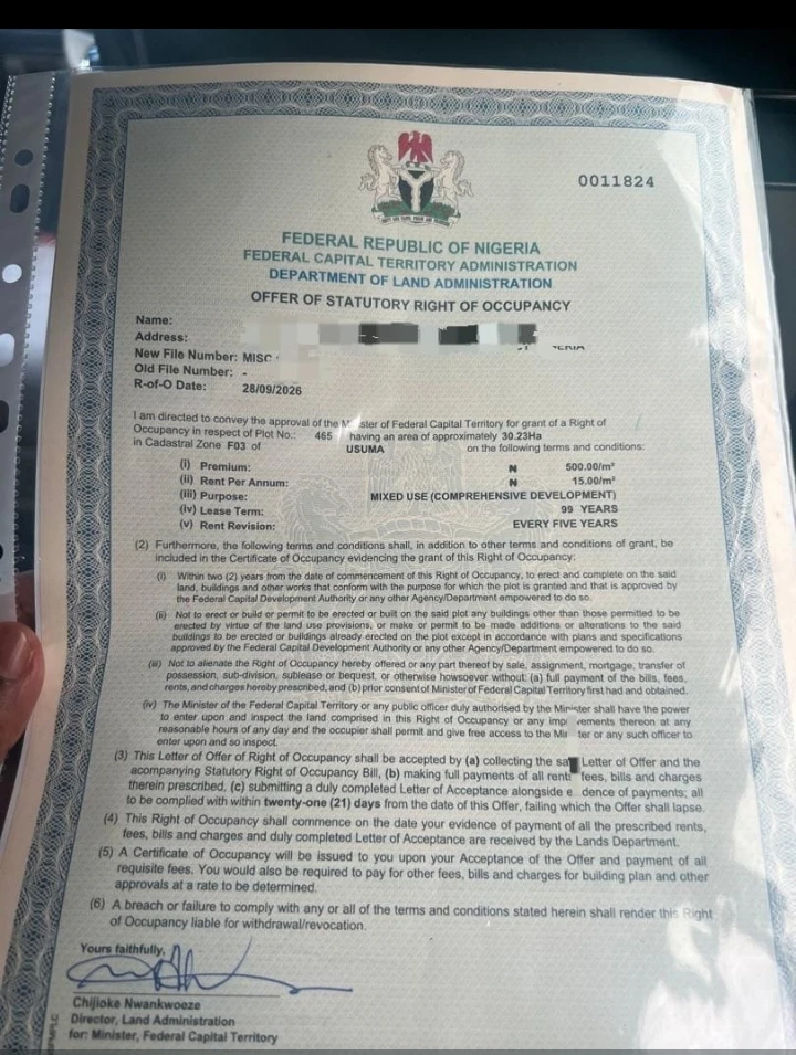 Land for Sale in katampe extension, Abuja - Image 1