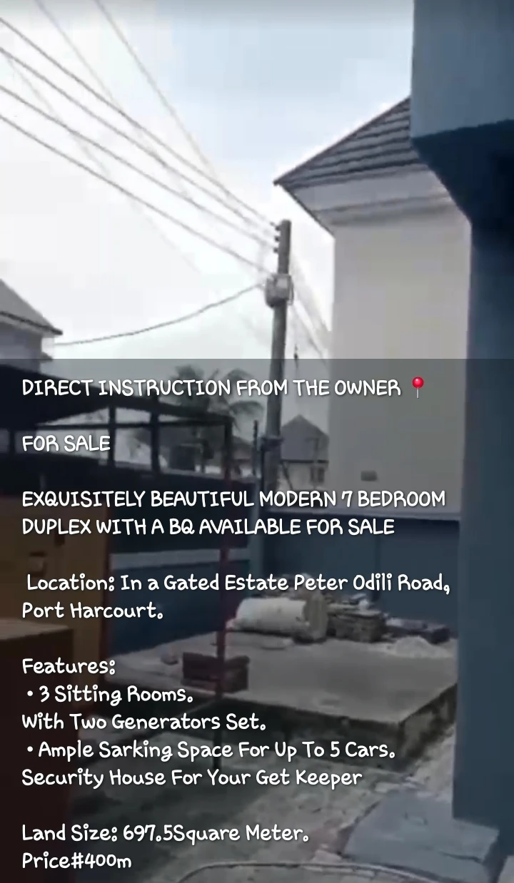 Duplex for Sale in PETER ODILI, Rivers - Image 3