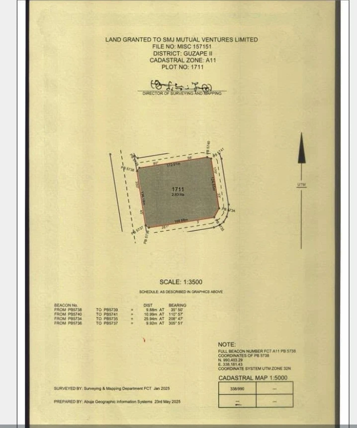 Land for Sale in GUZAPE II, Abuja - Image 1
