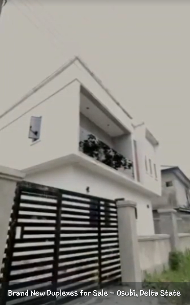 Duplex for Sale in OSUBI, Delta