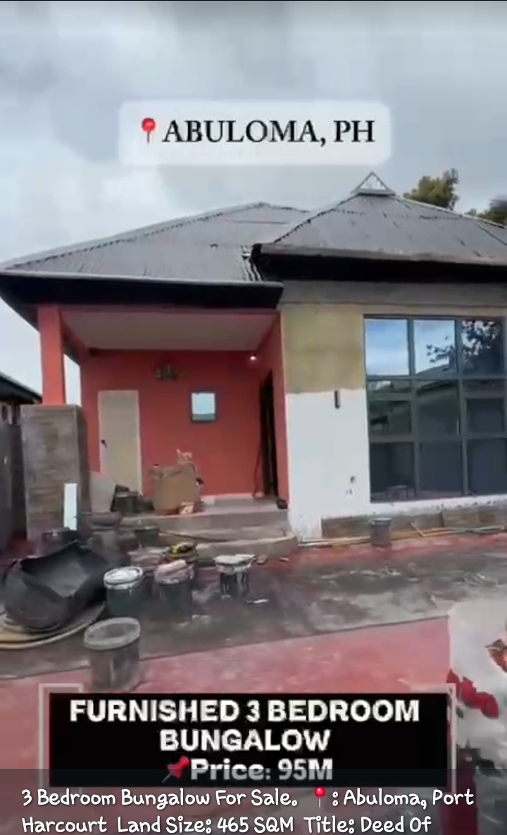 Bungalow for Sale in ABULOMA, Rivers