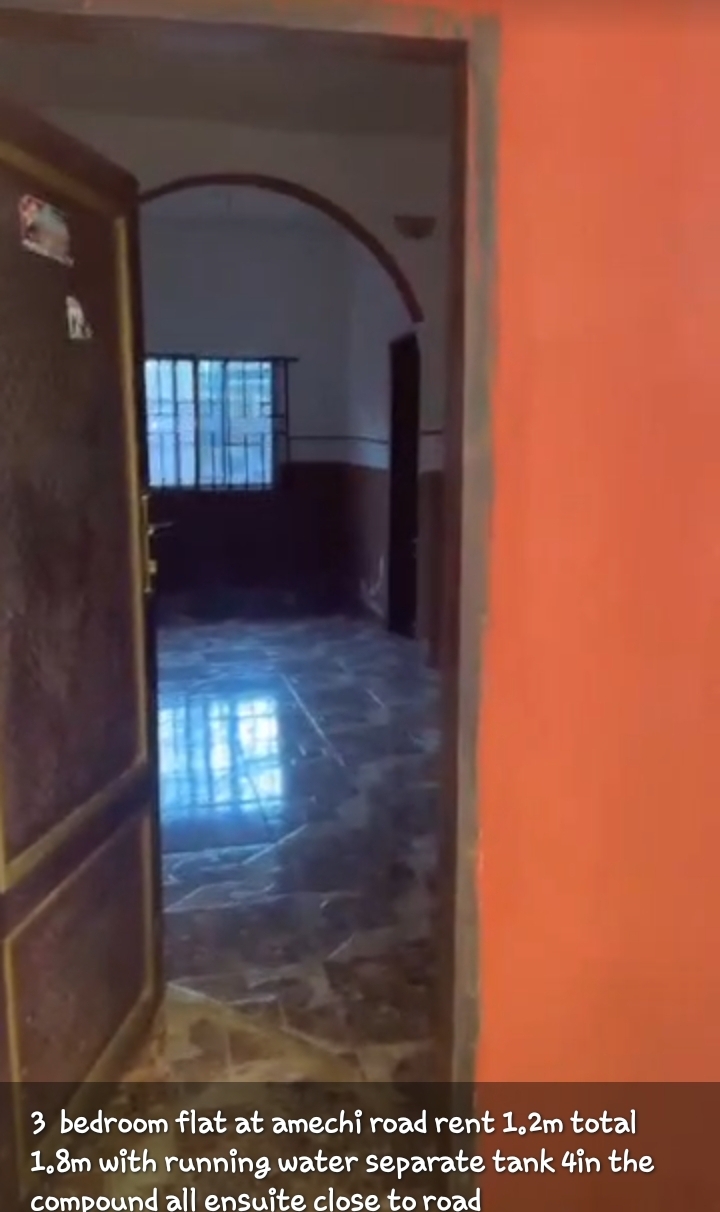3 Bedroom Flat for Rent in AMEACHI, Enugu