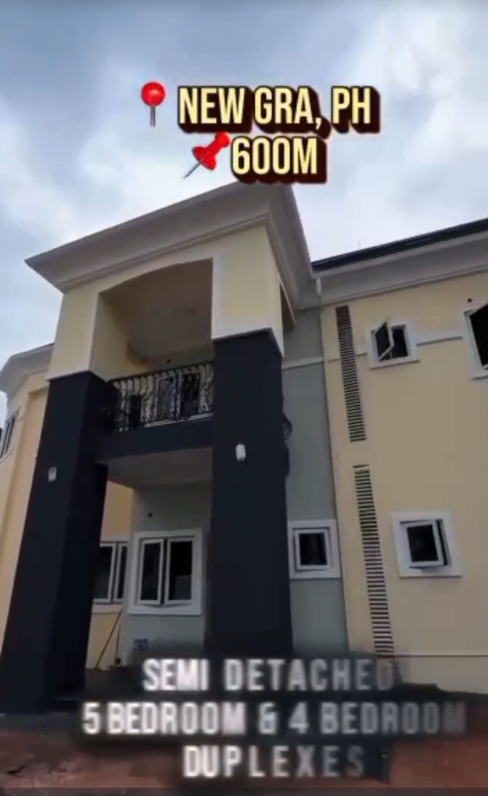 Duplex for Sale in NEW GRA, Rivers