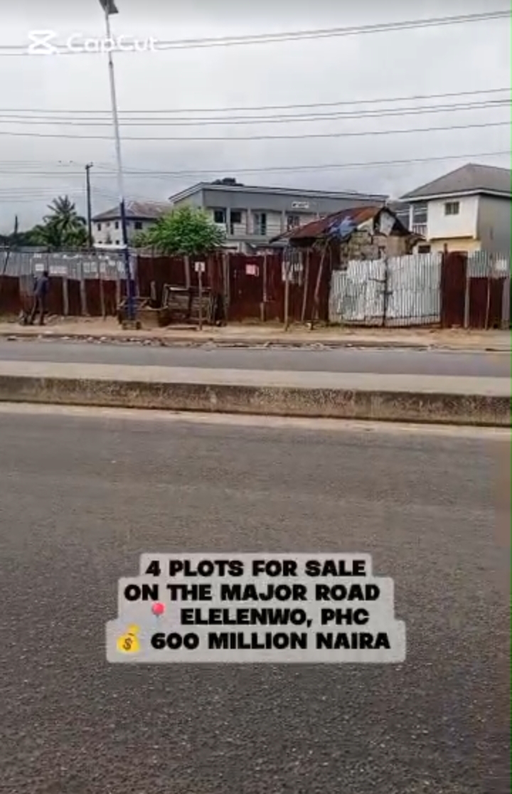 Land for Sale in Elelenwo, Rivers