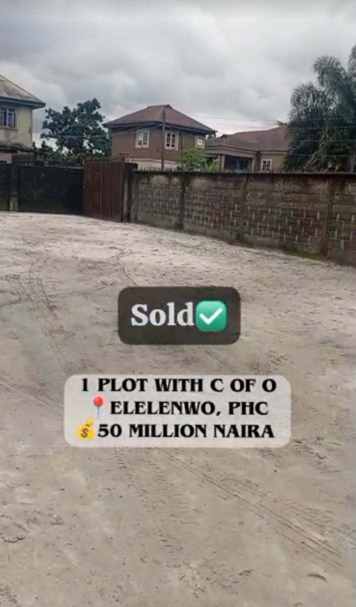 Land for Sale in Elelenwo, Rivers