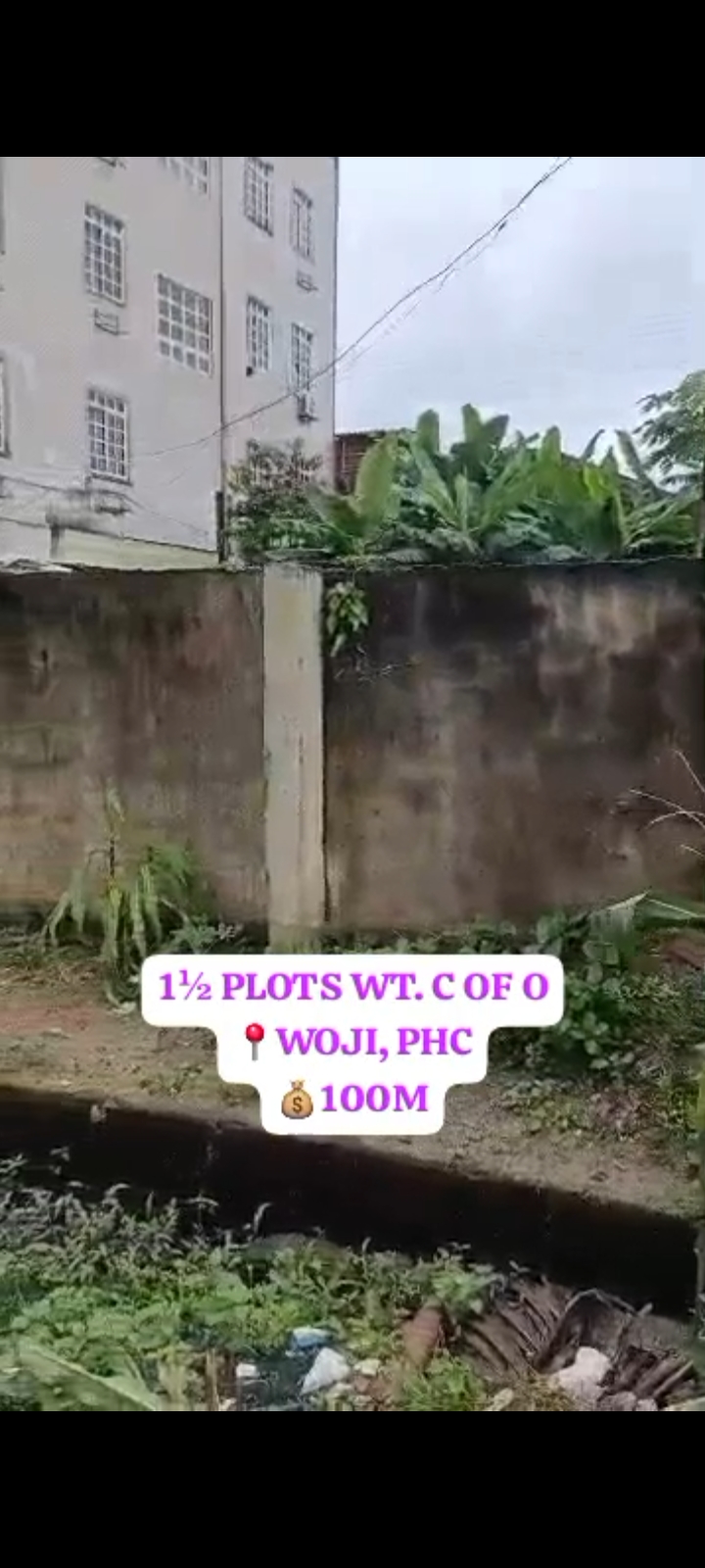 Land for Sale in WOJI, Rivers