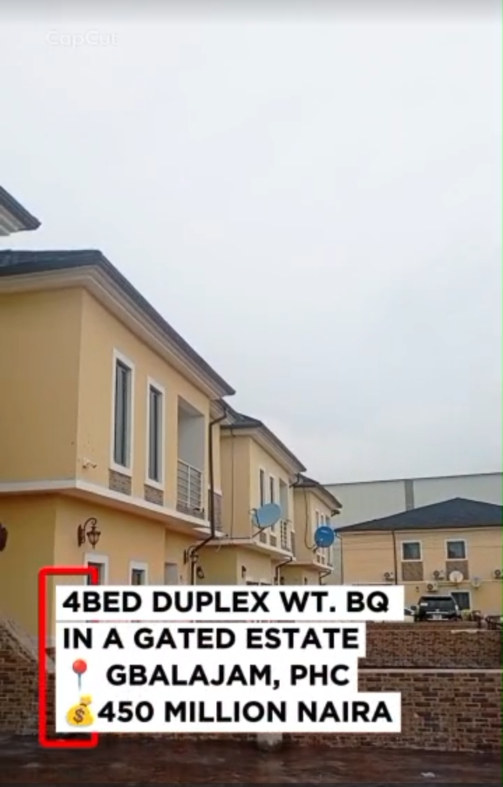 Duplex for Sale in GBALAJAM, Rivers
