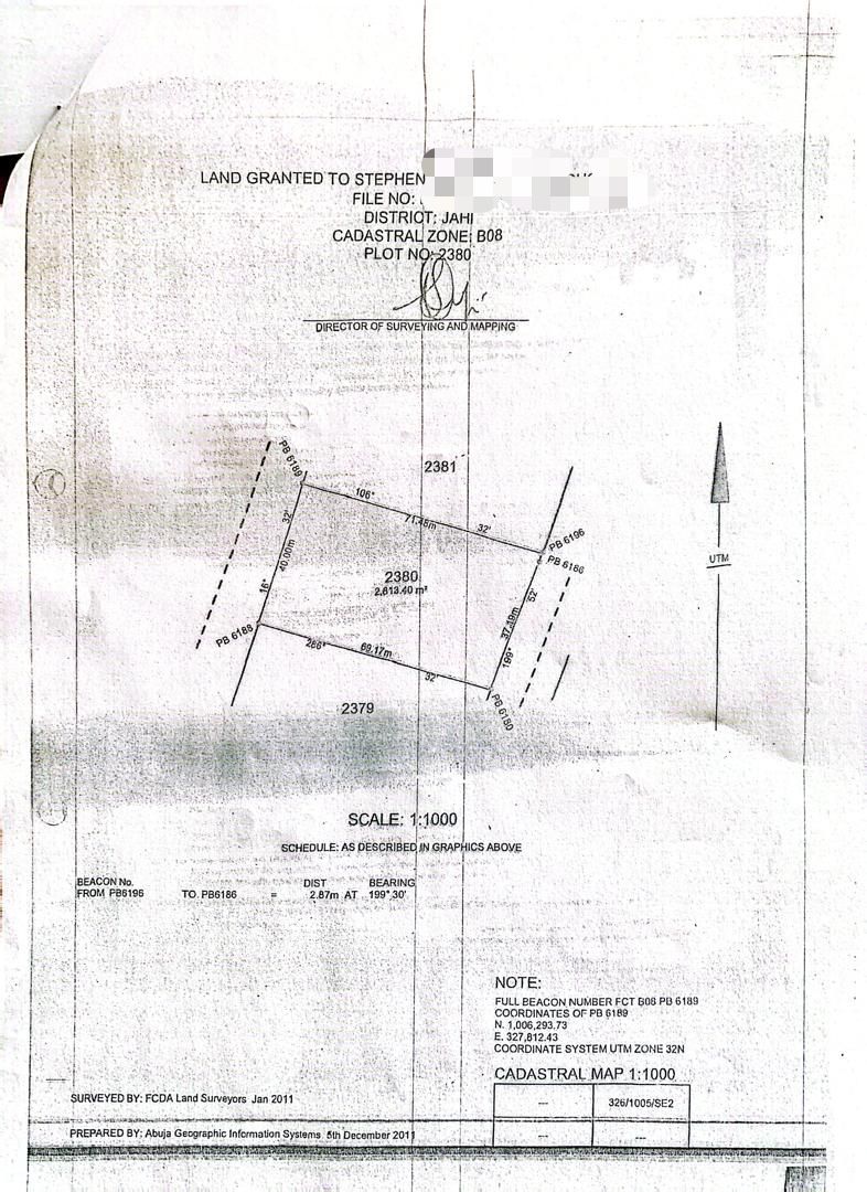 Land for Sale in Jahi, FCT - Image 1