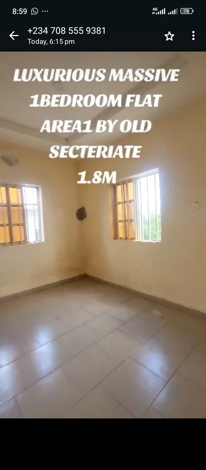 1 Bedroom Flat for Rent in Area 1, FCT cover picture