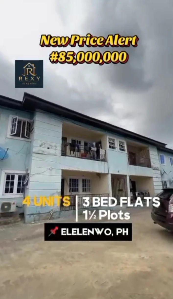 3 Bedroom Flat for Sale in Elelenwo, Rivers cover picture