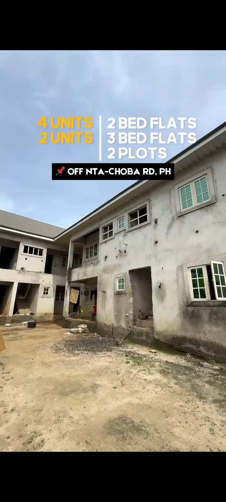 3 Bedroom Flat for Sale in 📍OFF NTA-CHOBA RD, Rivers