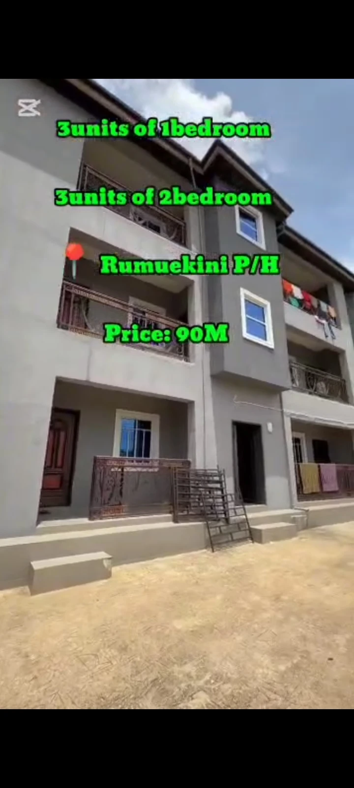 2 Bedroom Flat for Sale in Rumuekini, Rivers cover picture