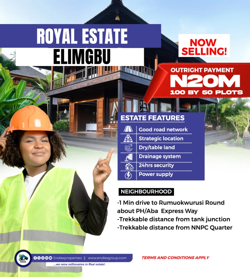Land for Sale in Elimgbu, Rivers - Image 1