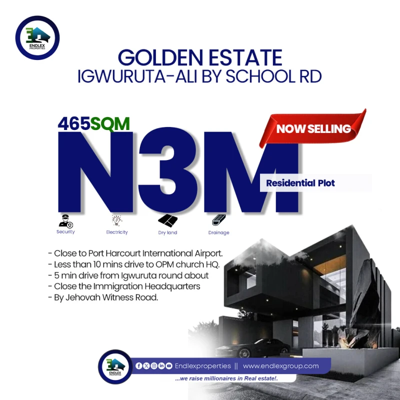 Land for Sale in Igwurita-Ali, Rivers - Image 1
