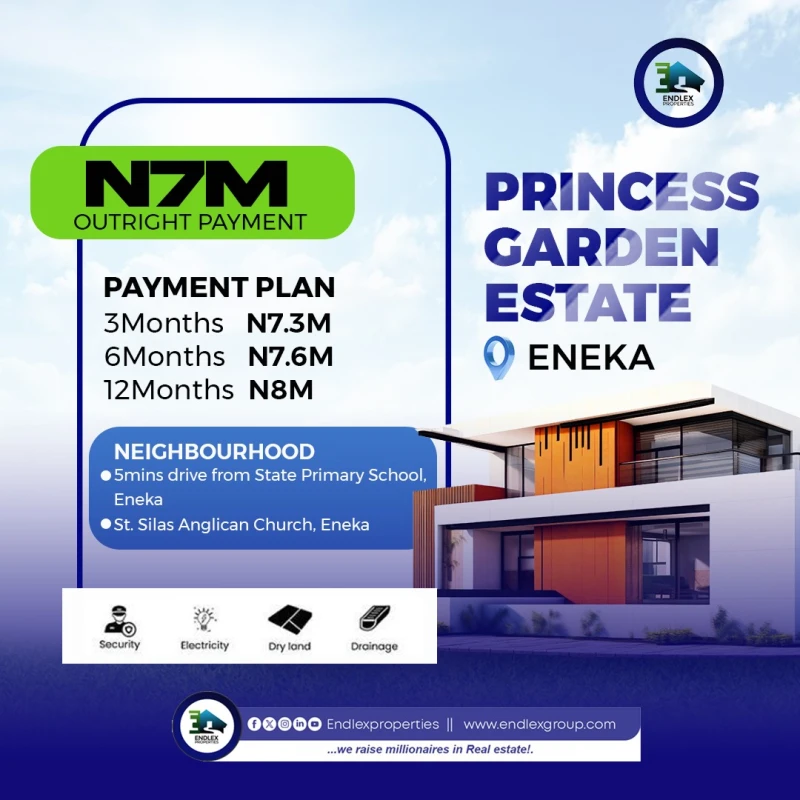 Land for Sale in Eneka, Rivers cover picture