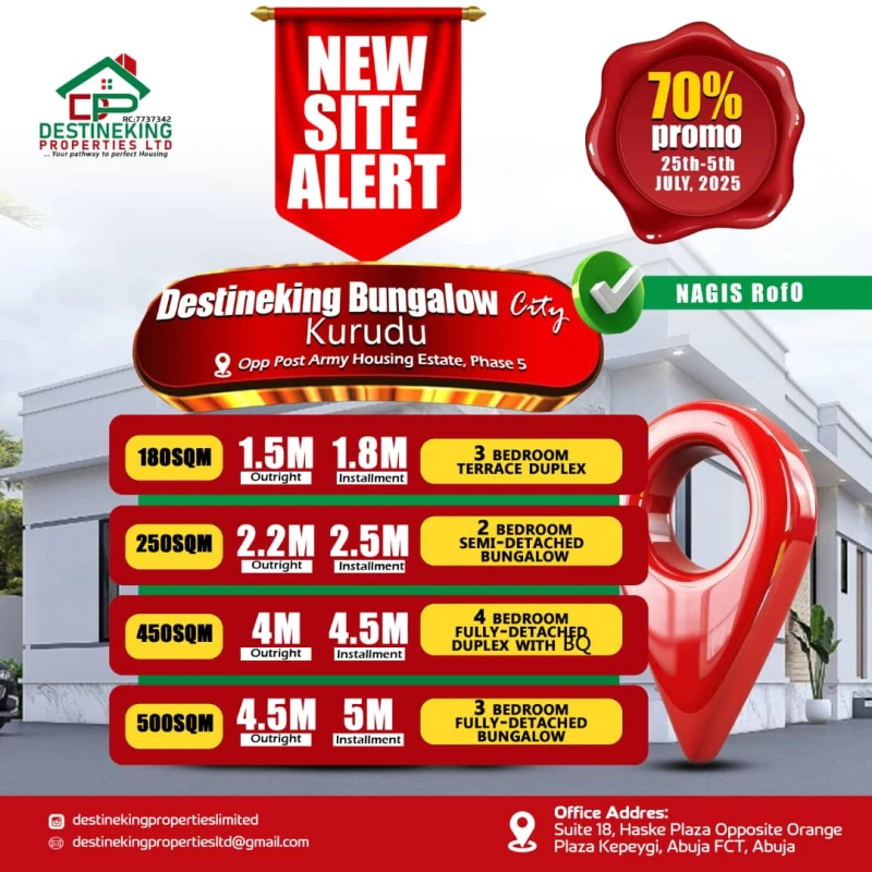 Land for Sale in Kurudu, FCT cover picture