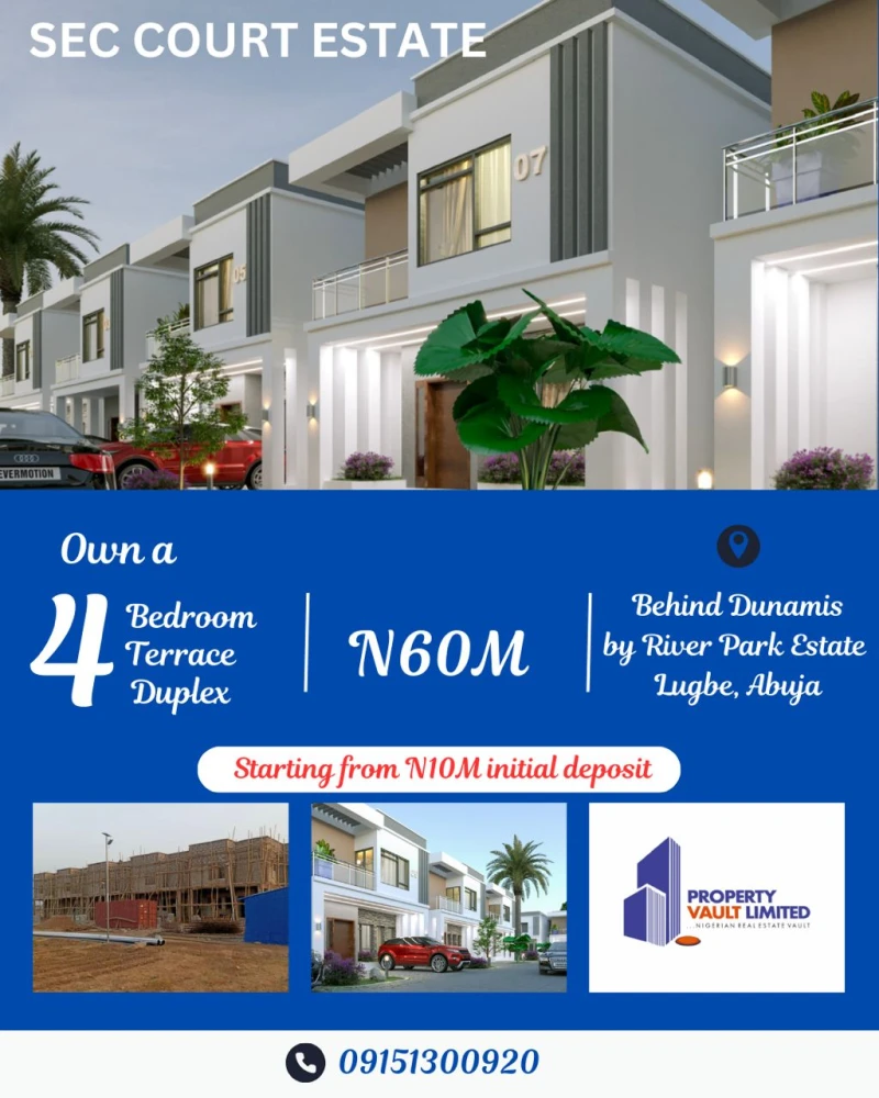 Duplex for Sale in Lugbe, FCT