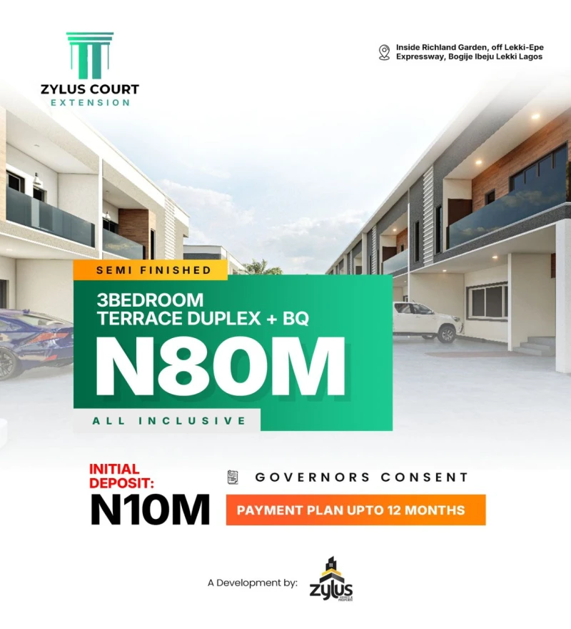 Duplex for Sale in Bogije, Ibeju-lekki, Lagos