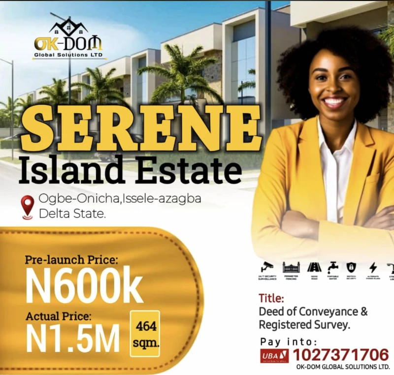 Land for Sale in Ogbe Onicha, Issele Azagba, Delta - Image 1