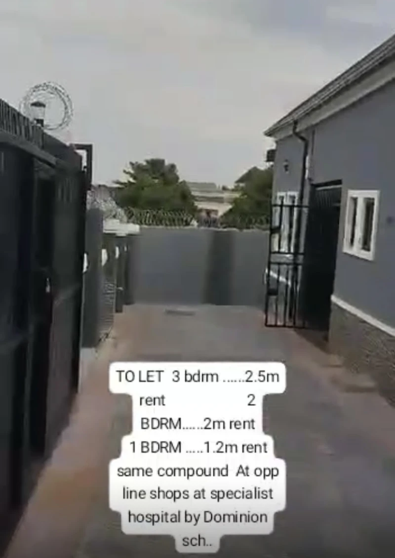 3 Bedroom Flat for Rent in Okpanam road, Delta - Image 1