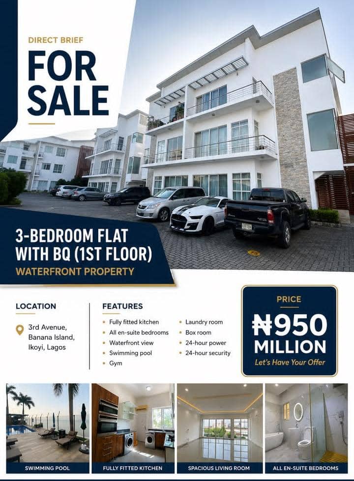 Duplex for Sale in Banana Island, Lagos