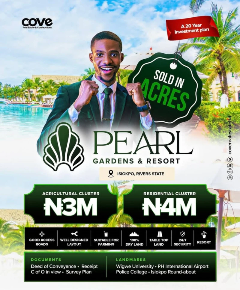 Land for Sale in Isokpo, Rivers cover picture