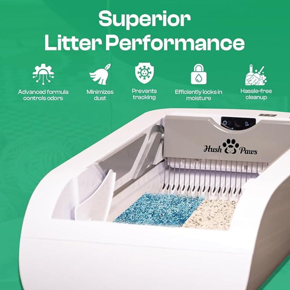 Smart Automatic Self Cleaning Cat Litter Box Toilet (grey) 	Manual Control