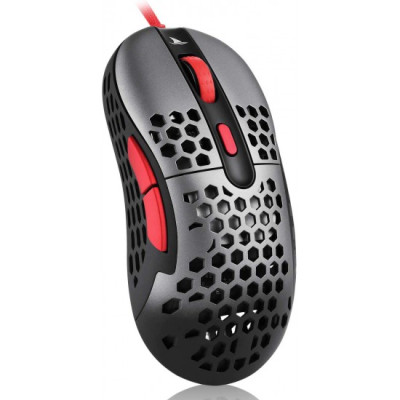 Darmo Shark N1 Light Mouse  Grey Red 16000 Dpi