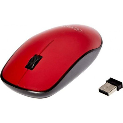 Enet G212 2.4Ghz Wireless Mouse With USB Receiver Adjustable 1600DPI PC Red – Black