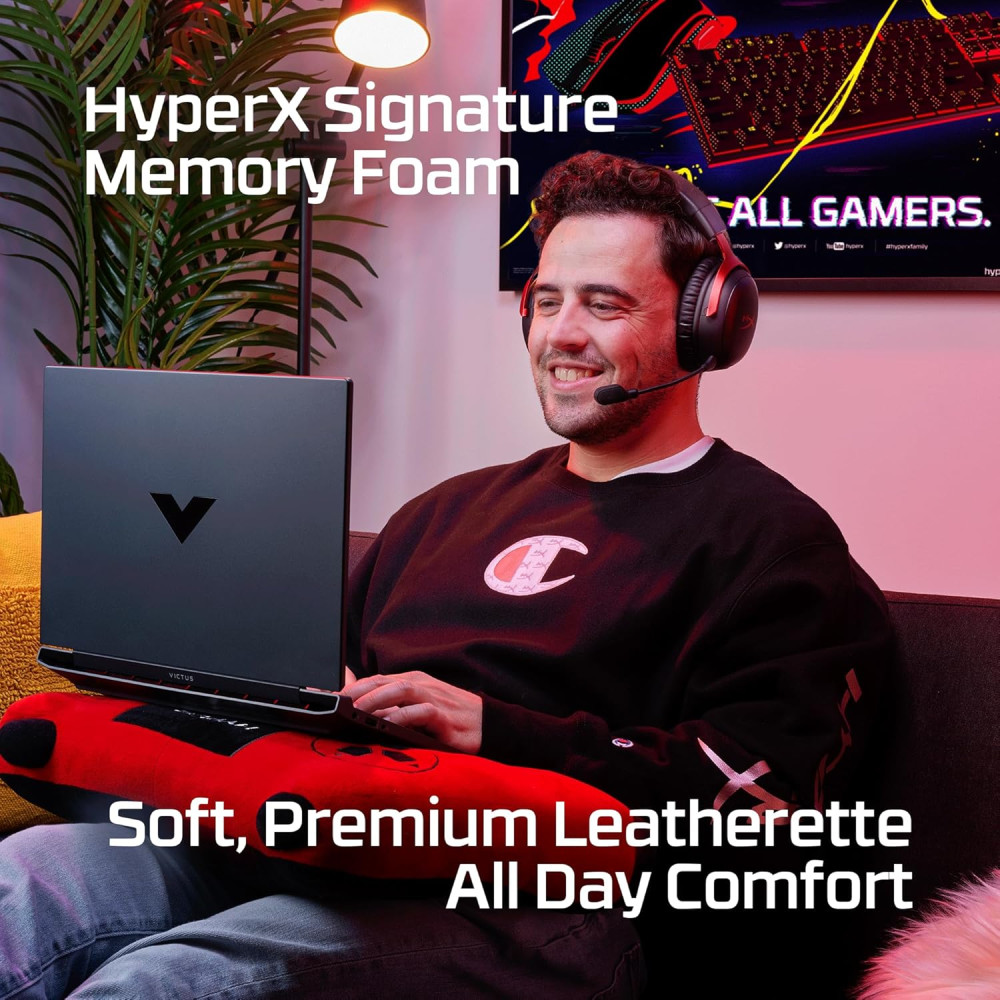 HyperX Cloud 3 Wireless Gaming Headset Black Red