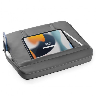 SAIJI Portable Laptop Desk Storage Bag Grey