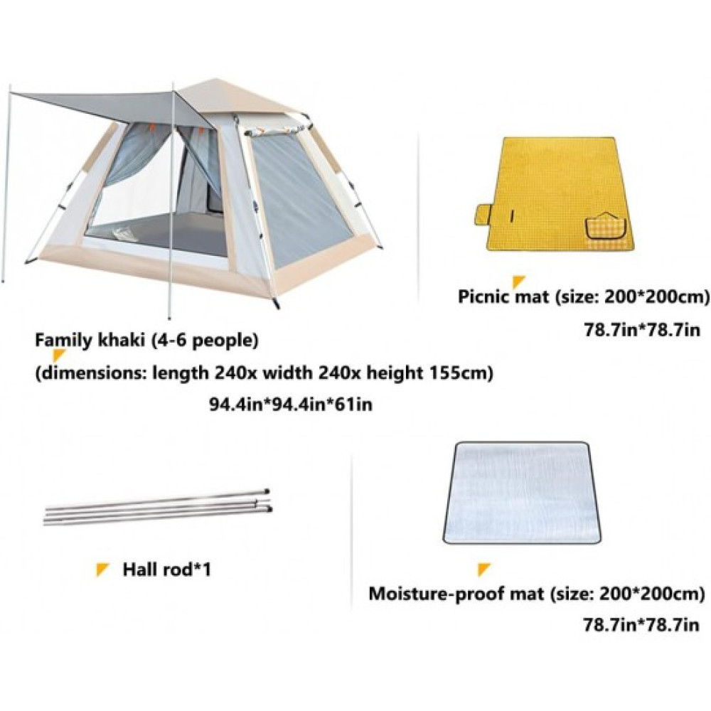 2-3 Person Camping Tent Large Waterproof