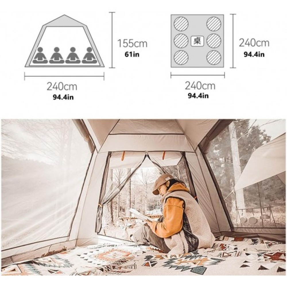 2-3 Person Camping Tent Large Waterproof